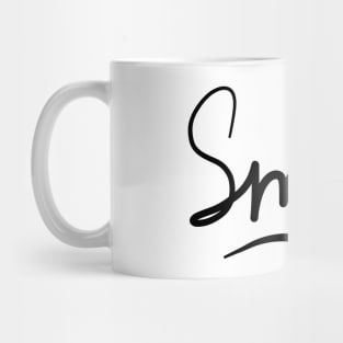 Smile Line Art Mug